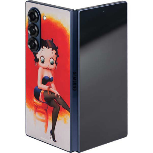 Betty Boop Stockings Galaxy Z Fold6 Skin