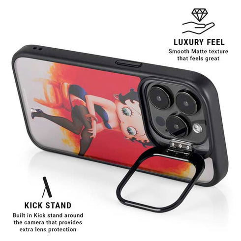 Betty Boop Stockings iPhone 14 Pro Kickstand Case