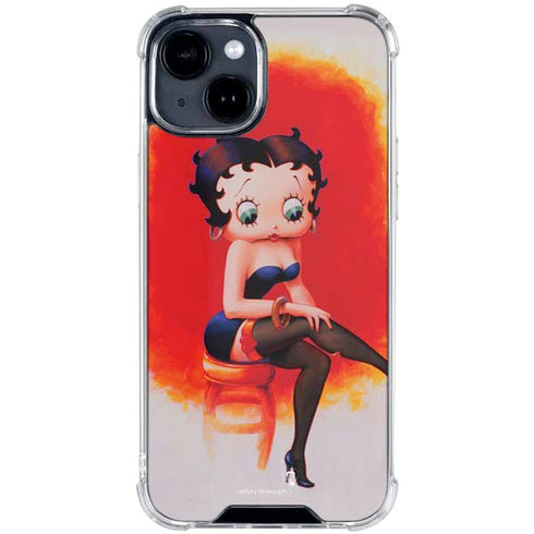Betty Boop Stockings iPhone 15 Clear Case