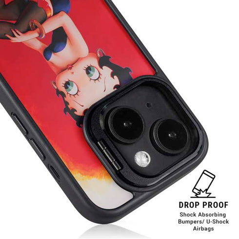 Betty Boop Stockings iPhone 15 Kickstand Case