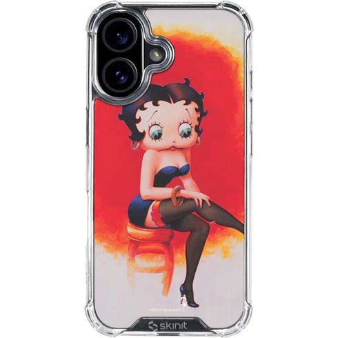 Betty Boop Stockings iPhone 16 Clear Case