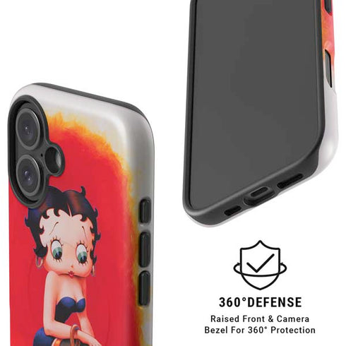 Betty Boop Stockings iPhone 16 Magsafe Impact Case