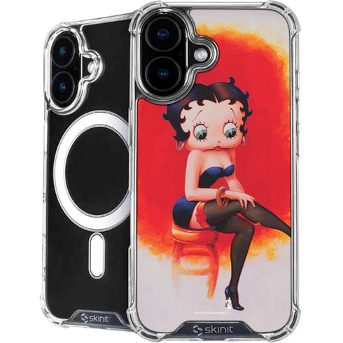 Betty Boop Stockings iPhone 16 Plus MagSafe Case