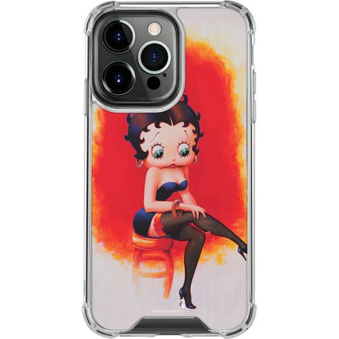 Betty Boop Stockings iPhone 16 Pro Clear Case