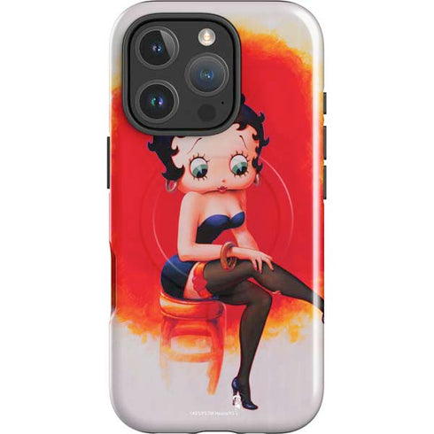 Betty Boop Stockings iPhone 16 Pro Magsafe Impact Case
