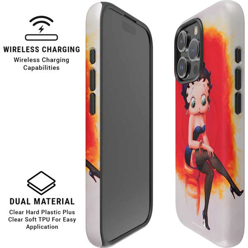 Betty Boop Stockings iPhone 16 Pro Magsafe Impact Case