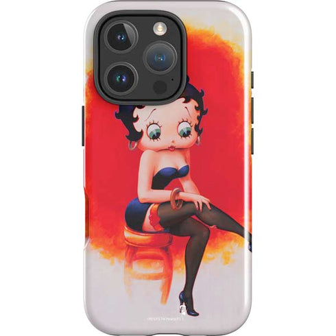 Betty Boop Stockings iPhone 16 Pro Max Impact Case