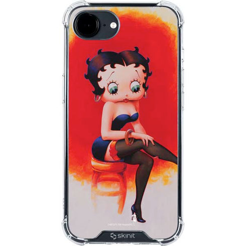 Betty Boop Stockings iPhone 16e Clear Case