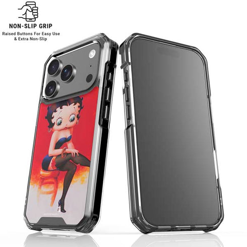 Betty Boop Stockings iPhone 18 Pro Clear Case