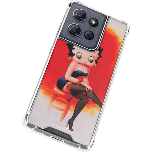 Betty Boop Stockings Moto G 5G (2025) Clear Case