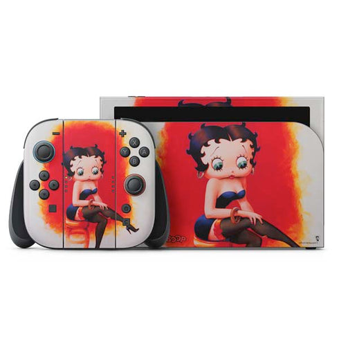 Betty Boop Stockings Nintendo Skins