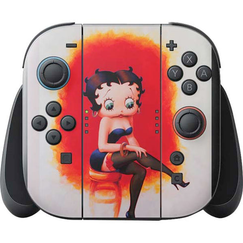 Betty Boop Stockings Nintendo Switch 2 (2025) with Joy-Con Skin