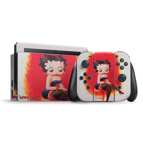 Betty Boop Stockings Nintendo Skins
