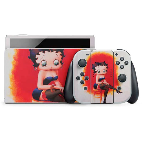 Betty Boop Stockings Nintendo Skins