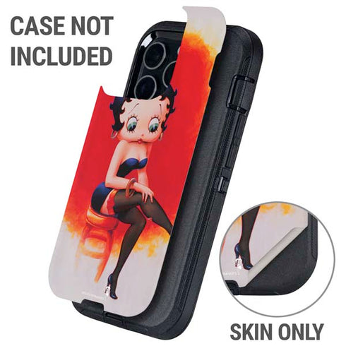 Betty Boop Stockings Otterbox Defender iPhone Skin