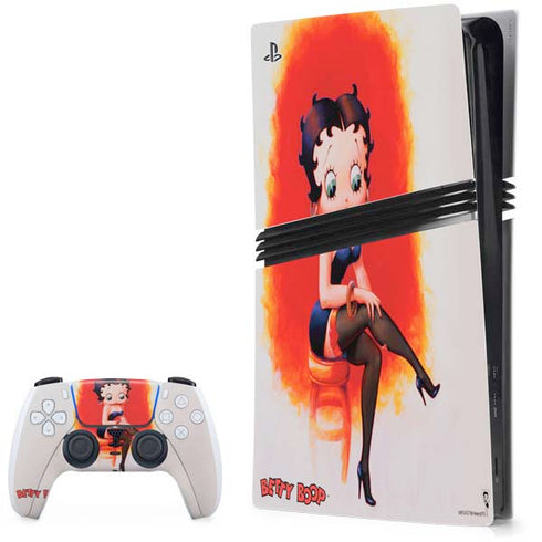 Betty Boop Stockings PlayStation PS5 Skins