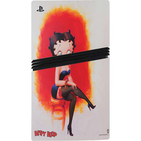 Betty Boop Stockings PS5 Pro Disk Bundle Skin