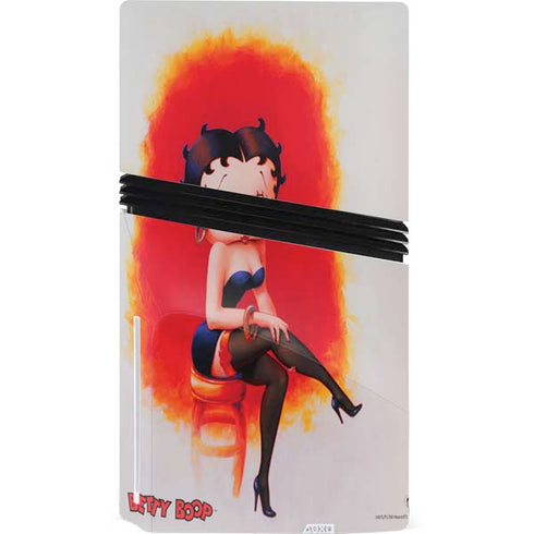 Betty Boop Stockings PS5 Pro Disk Bundle Skin