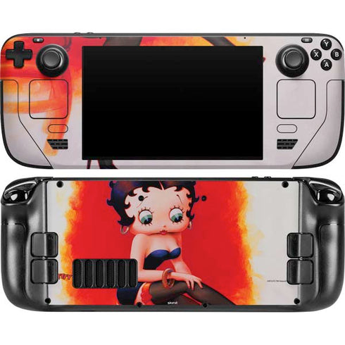 Betty Boop Stockings Steam Deck Handheld Gaming Computer OLED Skin