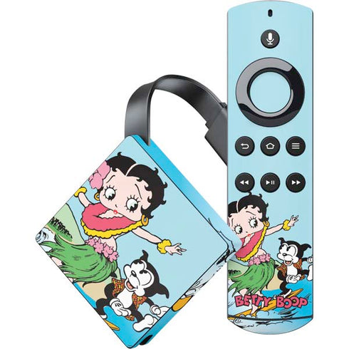 Betty Boop Surfing Amazon Fire TV Skin