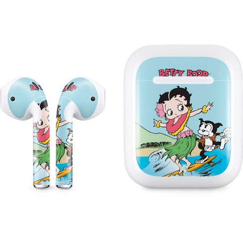 Betty Boop Surfing Apple AirPods Skin