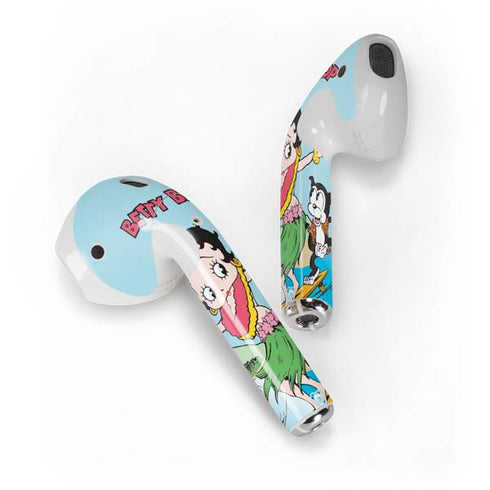 Betty Boop Surfing Apple AirPods Skin