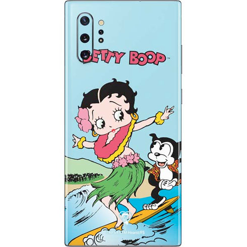 Betty Boop Surfing Galaxy Note 10 Plus Skin