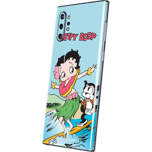Betty Boop Surfing Galaxy Note 10 Plus Skin