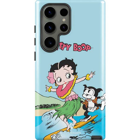 Betty Boop Surfing Galaxy S23 Ultra Pro Case