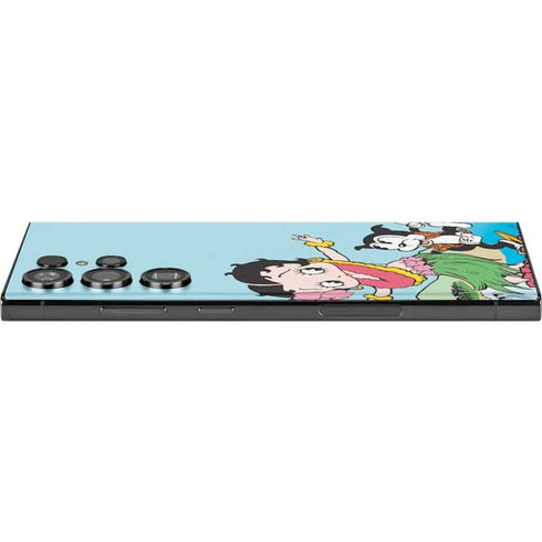 Betty Boop Surfing Galaxy Skins