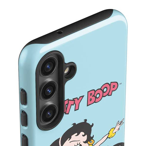 Betty Boop Surfing Galaxy S25 Impact Case