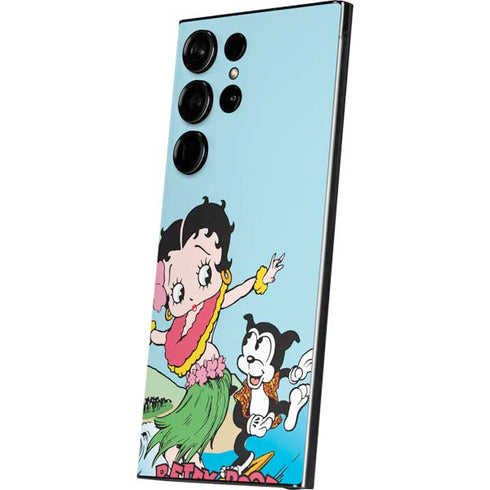 Betty Boop Surfing Galaxy S25 Ultra Skin