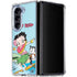 Betty Boop Surfing Galaxy Z Fold5 5G Clear Case