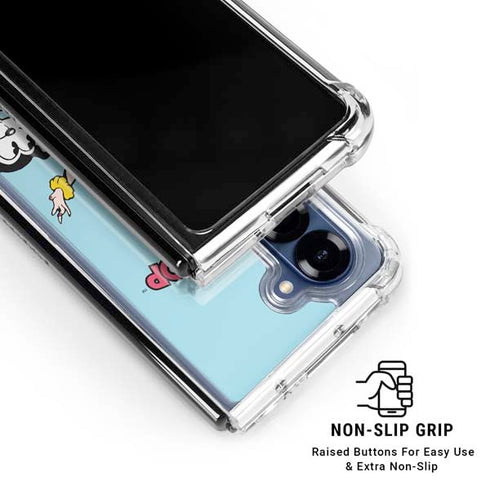Betty Boop Surfing Galaxy Z Fold6 Clear Case