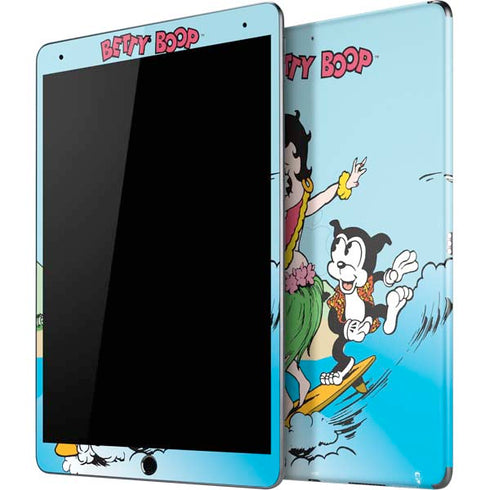 Betty Boop Surfing iPad Skins