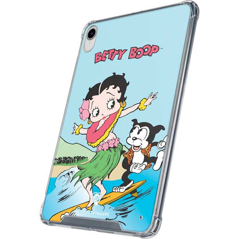 Betty Boop Surfing iPad 11th Gen (2025) Clear Case
