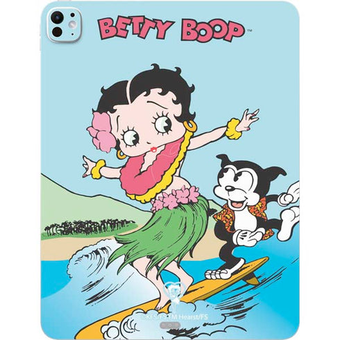 Betty Boop Surfing iPad Pro 13in M4 (2024) Skin