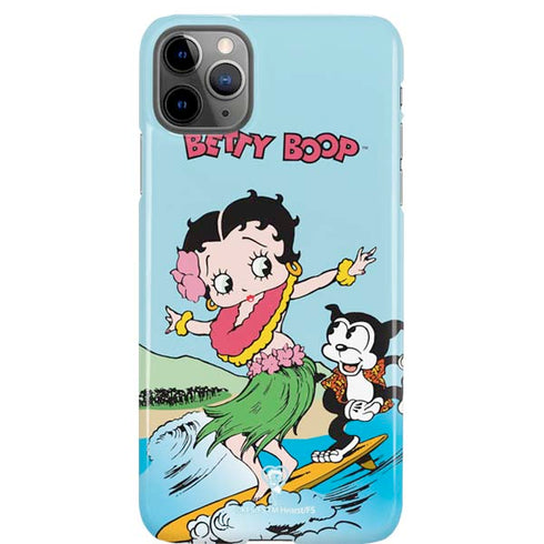 Betty Boop Surfing iPhone Cases