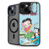 Betty Boop Surfing iPhone 14 Plus Kickstand Case