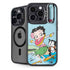 Betty Boop Surfing iPhone 14 Pro Max Kickstand Case