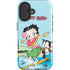 Betty Boop Surfing iPhone 16 Impact Case