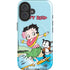 Betty Boop Surfing iPhone 16 Magsafe Impact Case