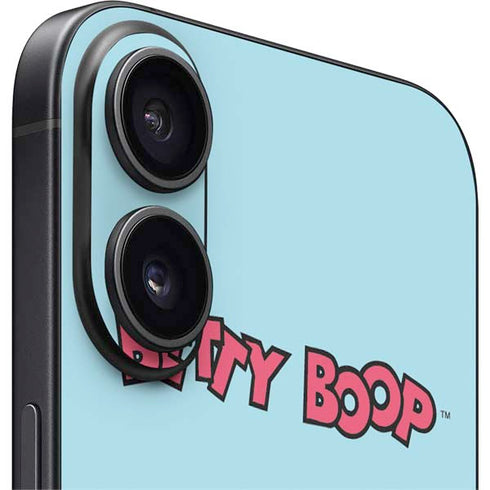 Betty Boop Surfing iPhone 16 Plus Skin
