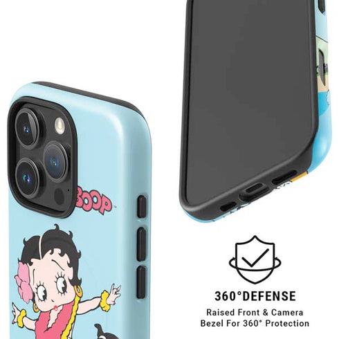 Betty Boop Surfing iPhone 16 Pro Magsafe Impact Case