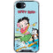 Betty Boop Surfing iPhone 16e Clear Case