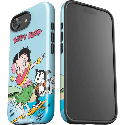 Betty Boop Surfing iPhone 16e Impact Case