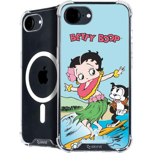Betty Boop Surfing iPhone 16e MagSafe Case