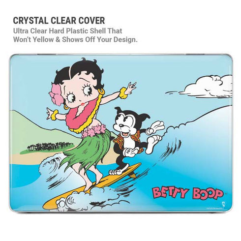 Betty Boop Surfing MacBook Cases