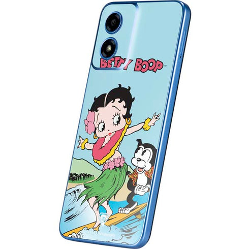 Betty Boop Surfing Moto G Play 4G (2024) Skin
