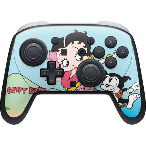 Betty Boop Surfing Nintendo Switch 2 (2025) Pro Controller Skin